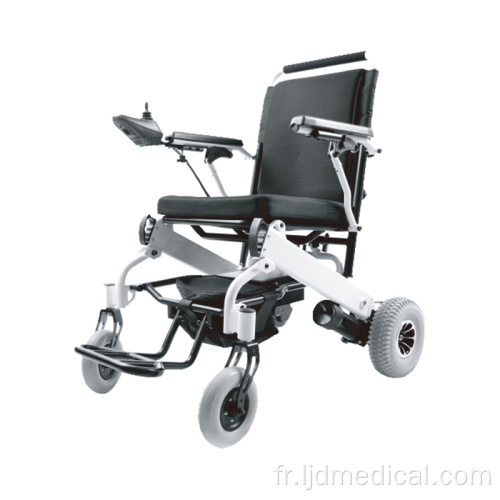 Fauteuil roulant électrique pliable pour handicapés en aluminium